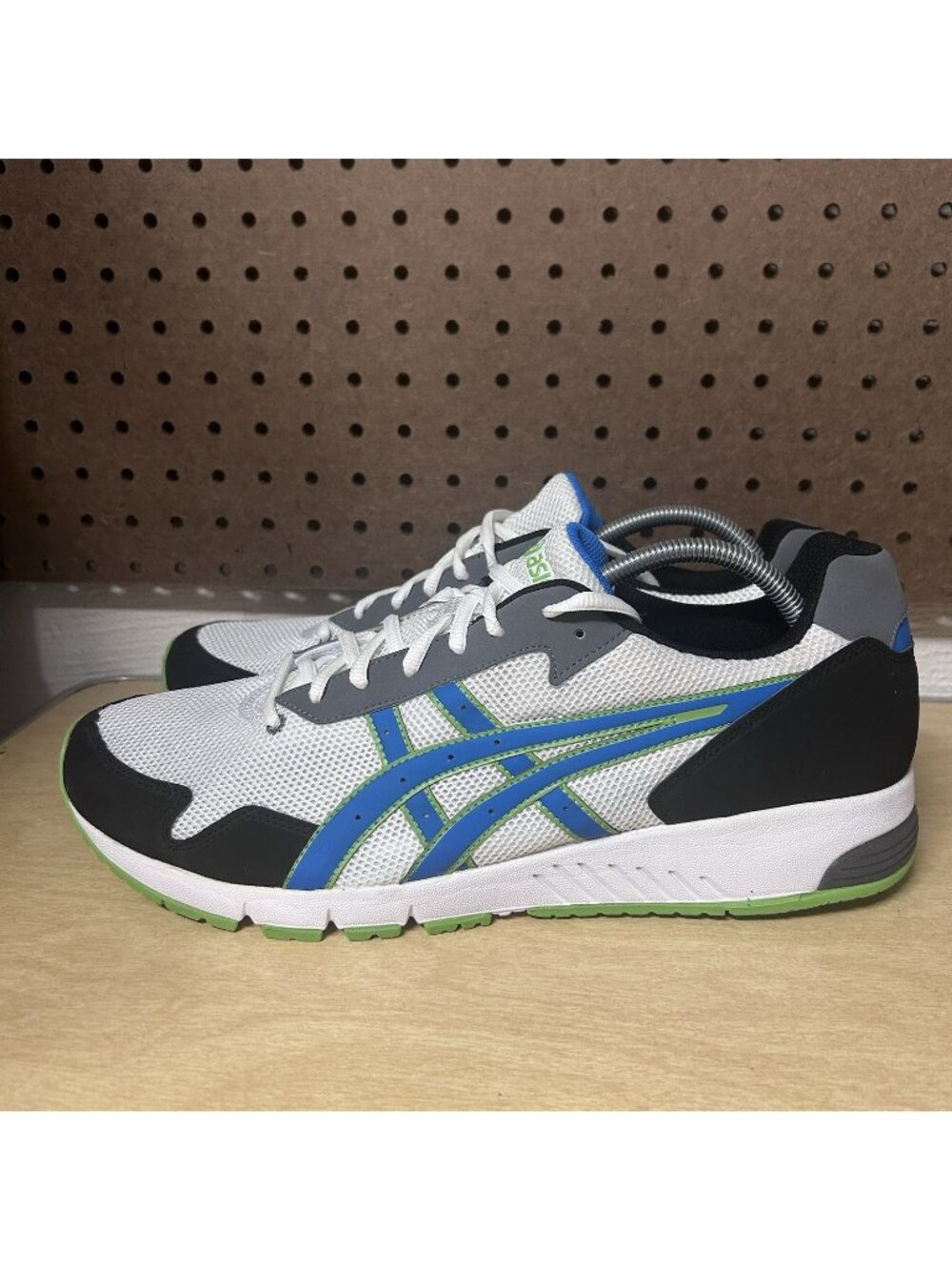 ASICS Gel Clayton Sneakers Mens Shoes Size 13 H1A0Y White Blue Green
